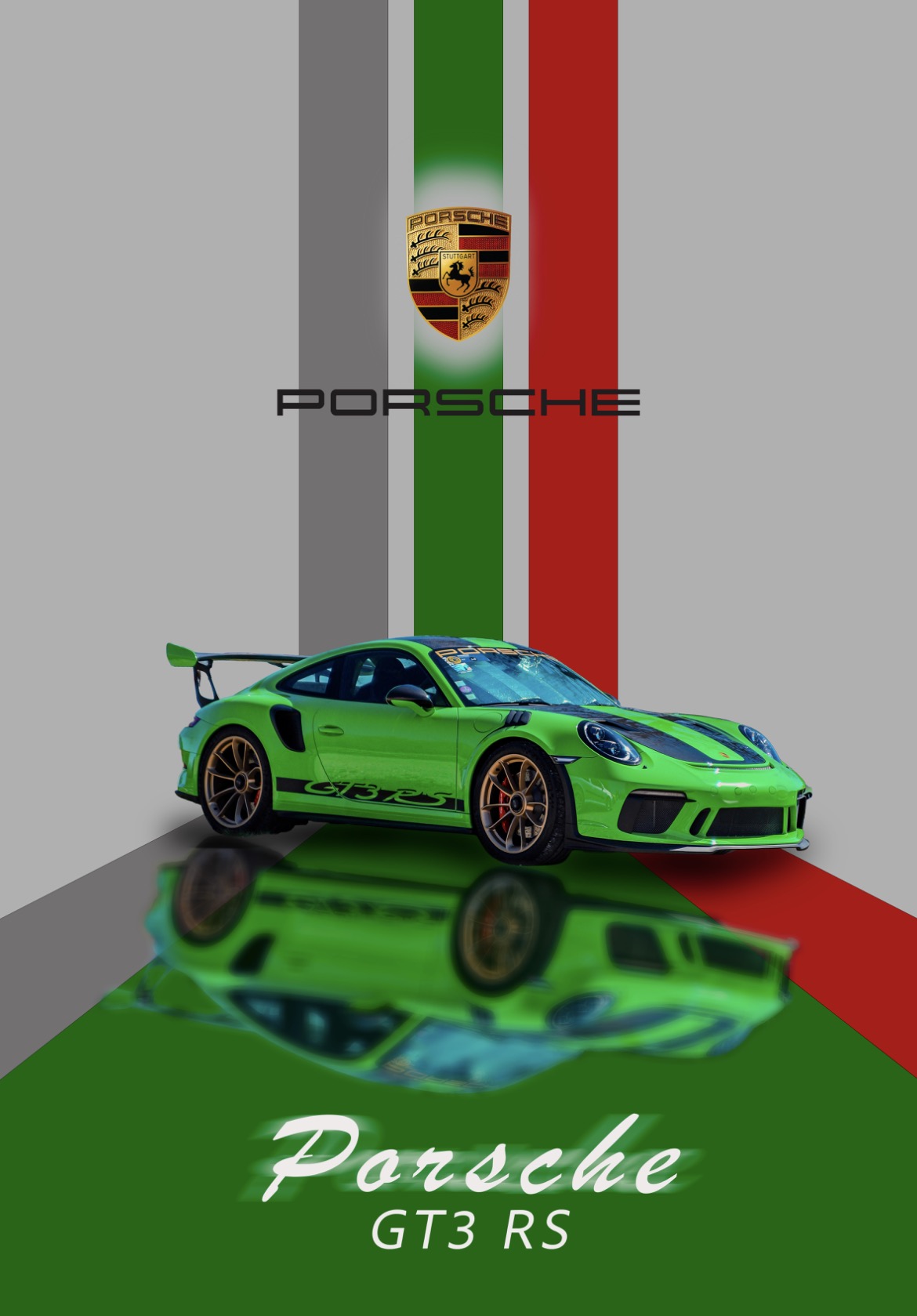 Poster Porsche GT3 RS – 40×60 cm