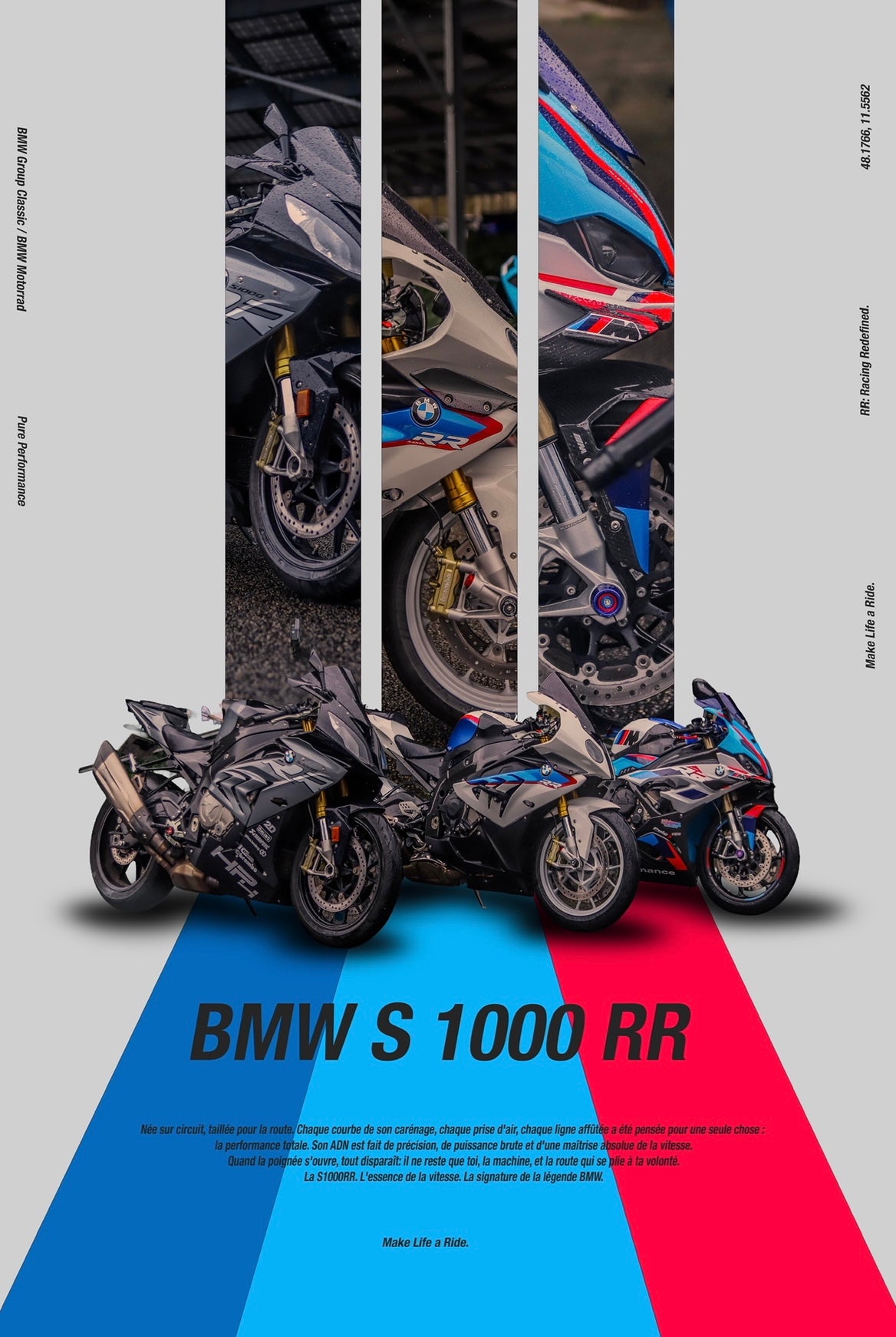 BMW S 1000 RR — Tirage photographique Fine Art (40 × 60 cm)