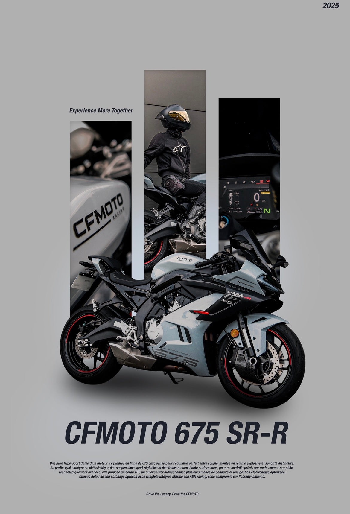 Poster CFMOTO 675 SR-R – 40×60 cm